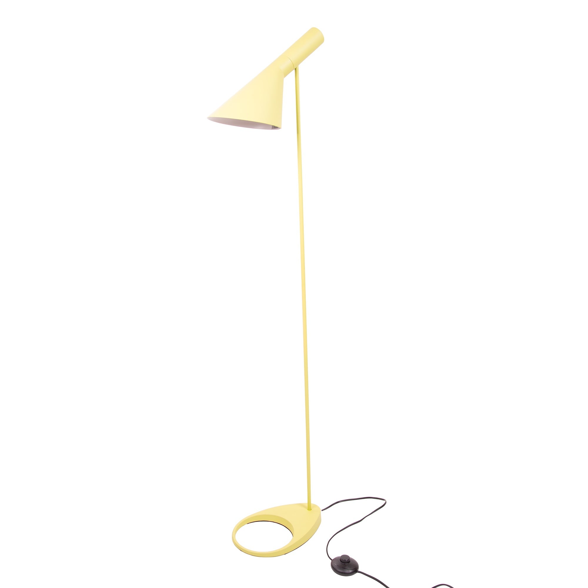 Arne Jacobsen style, Gulvlampe DD D AJ Lampe gul