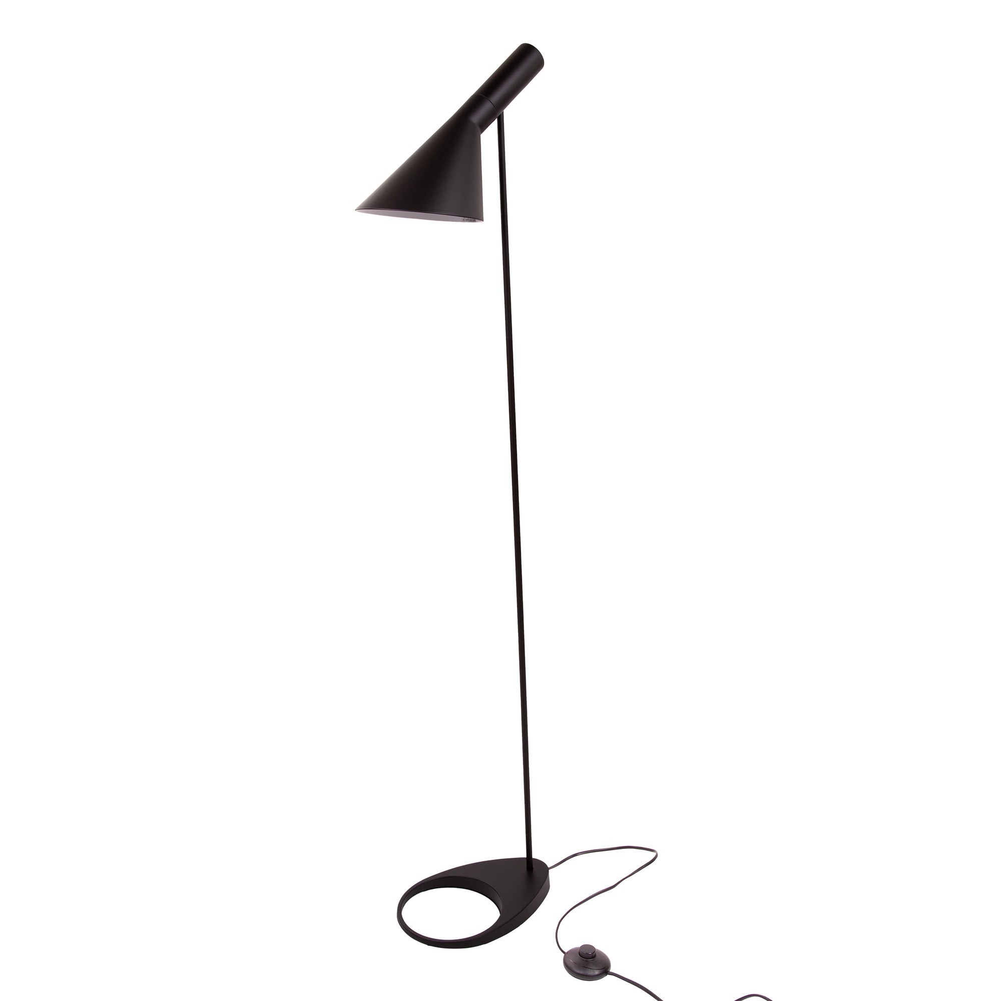 Arne Jacobsen style, Gulvlampe DD D AJ Lampe sort