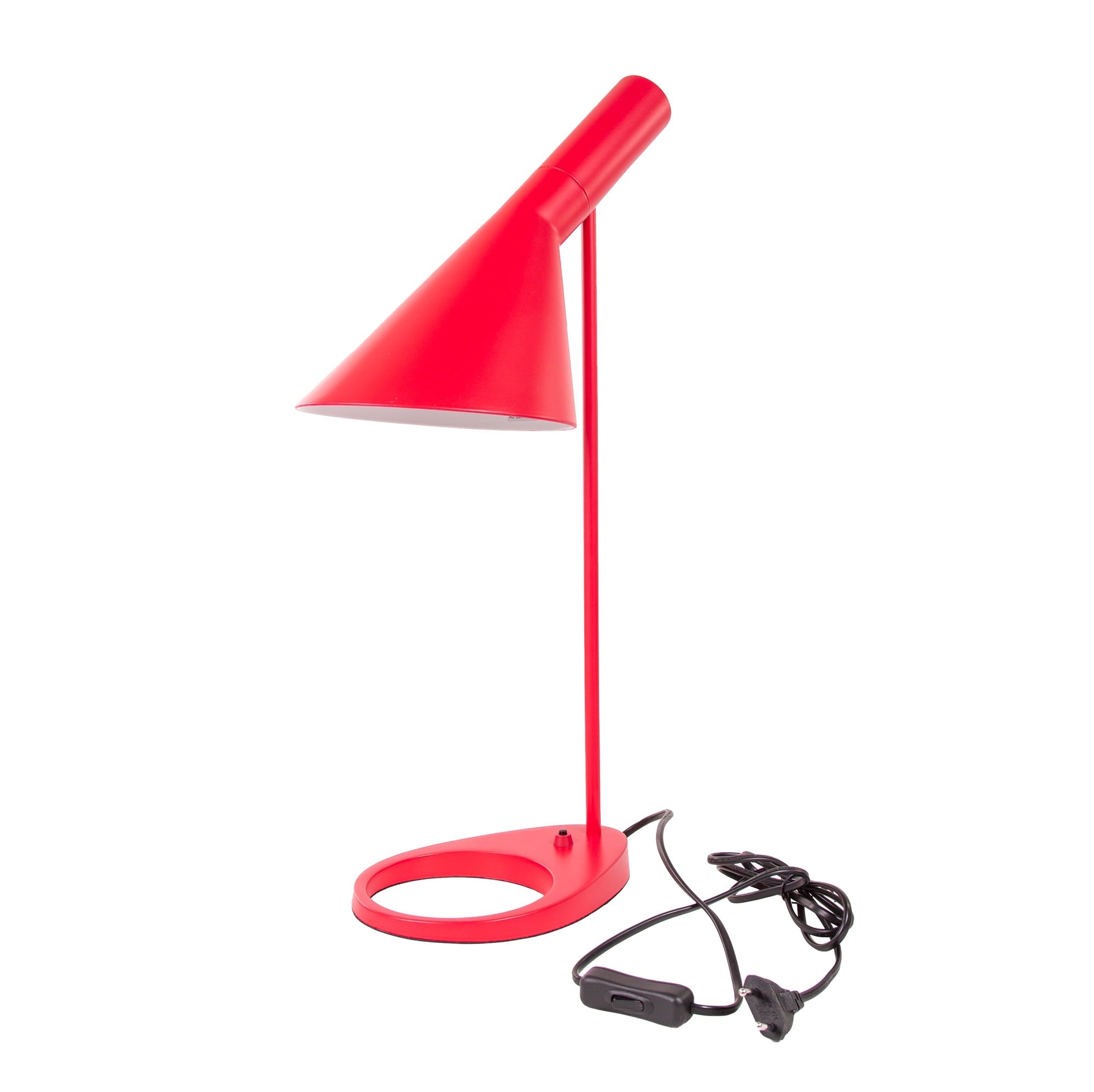 Arne Jacobsen style, Bordlampe DD D AJ Lampe rød