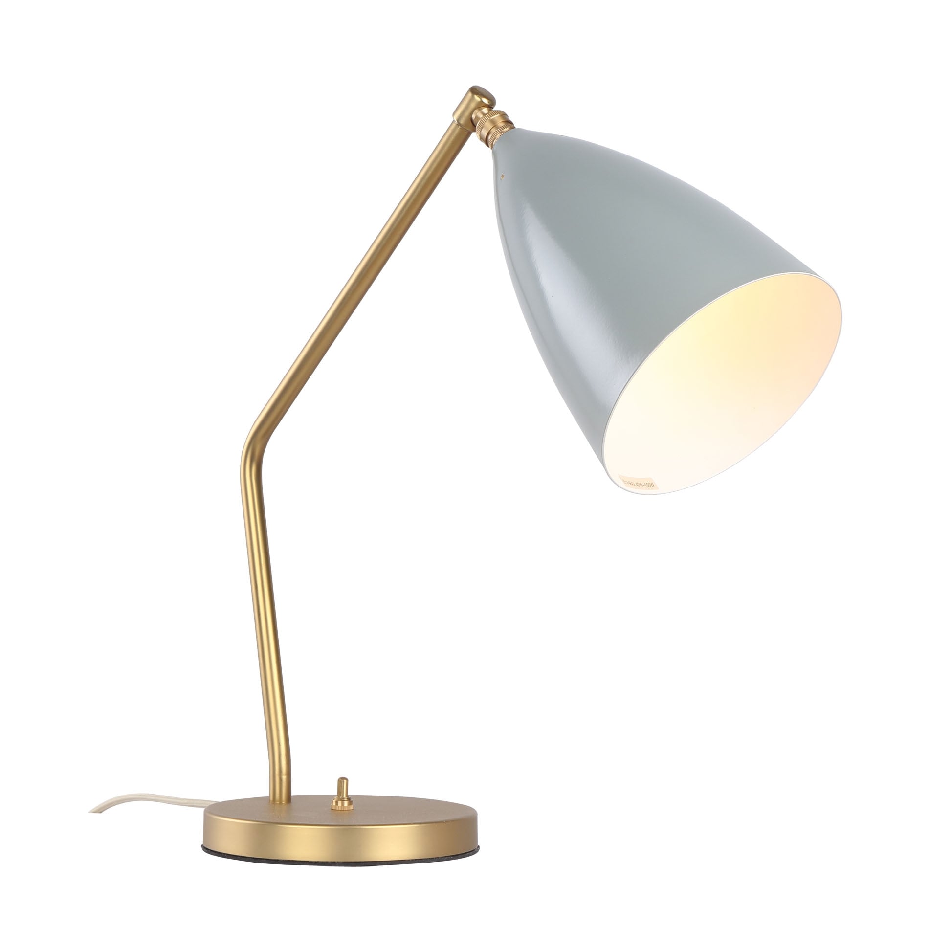 Greta Magnusson style, Bordlampe Gräshoppa grå