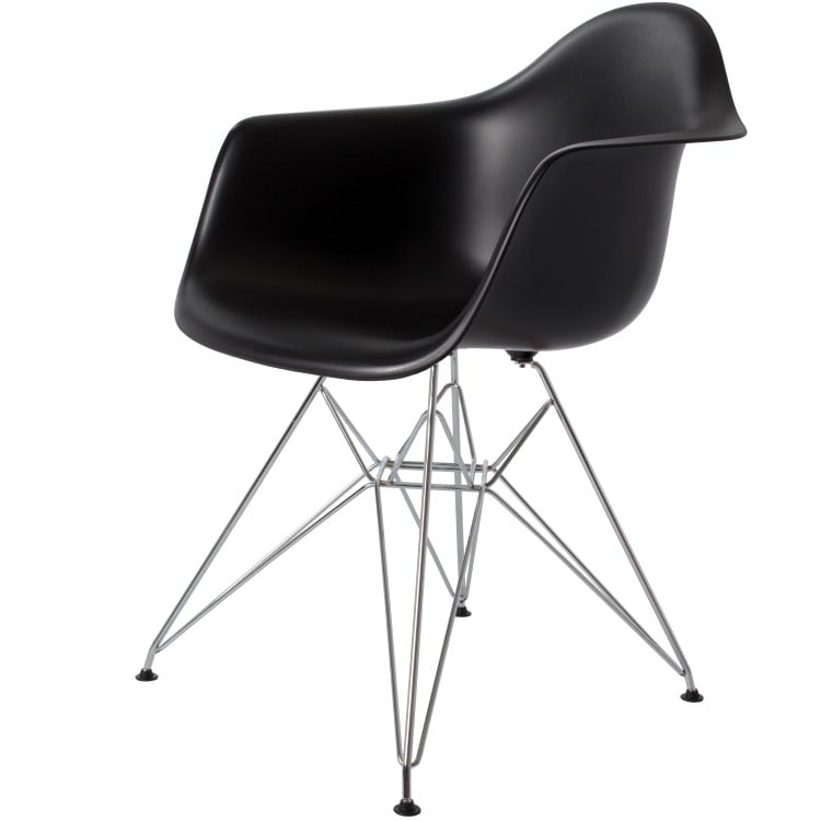 Charles Eames style, Spisebordsstol DAR PP sort