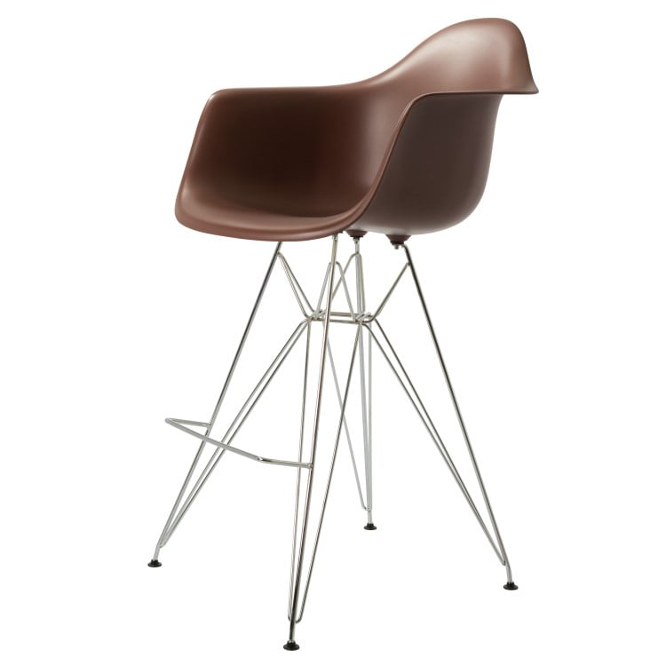 Charles Eames style, Barstol DAR PP choco
