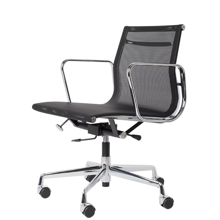 Charles Eames style, Kontorstol EA117 mesh netweave sort