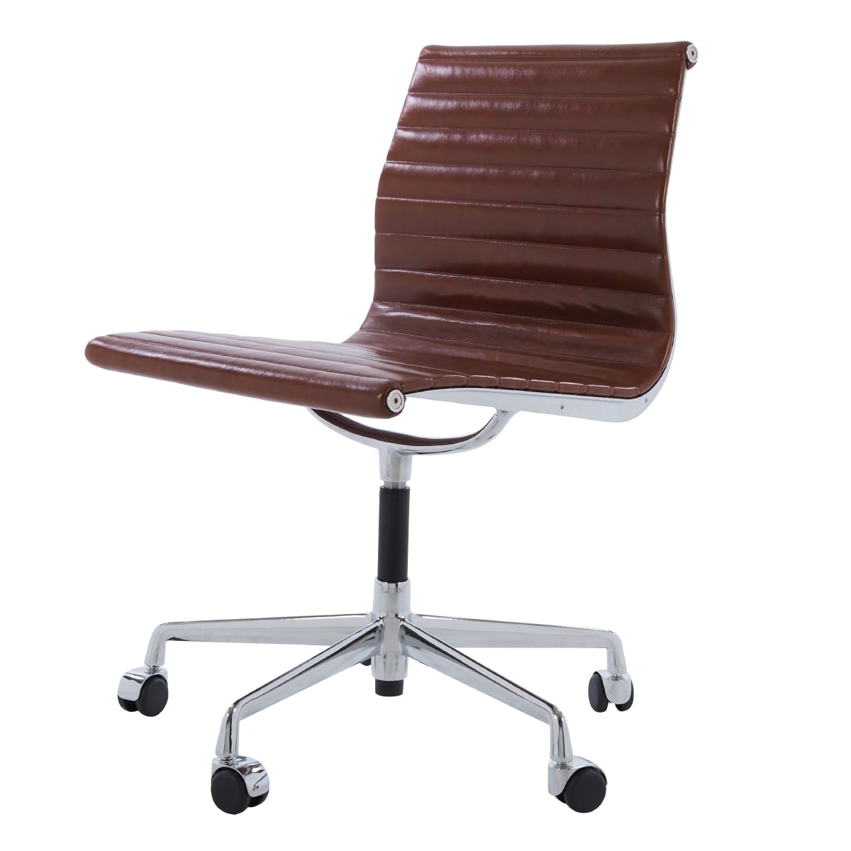 Charles Eames style, Konferencestol EA105 læder antik
