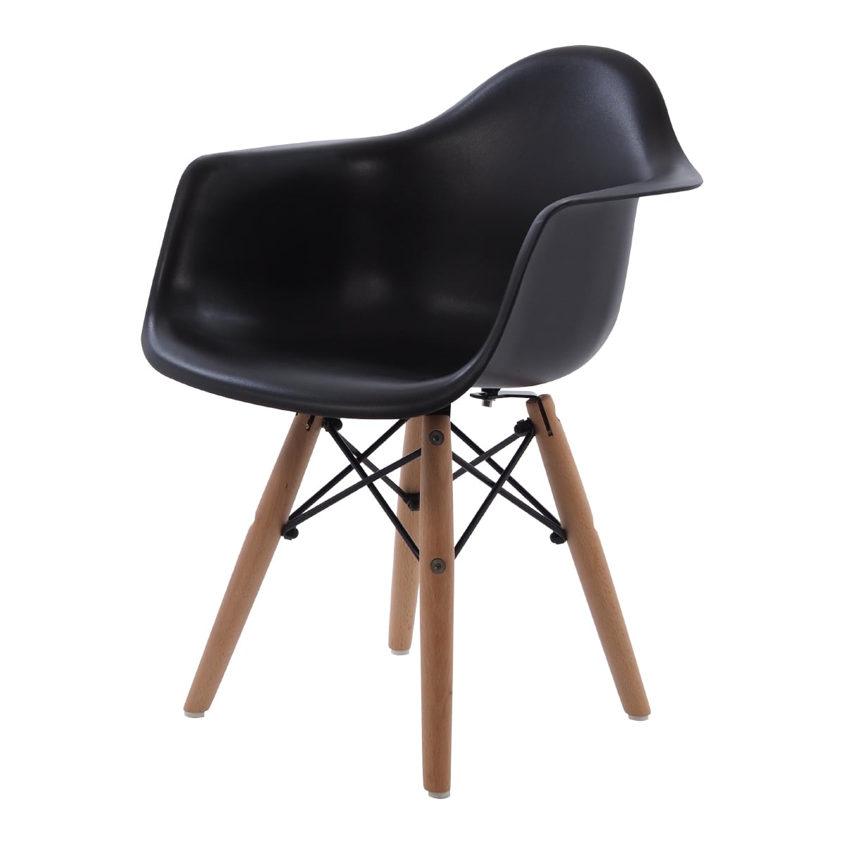 Charles Eames style, Højstol DAW Junior sort