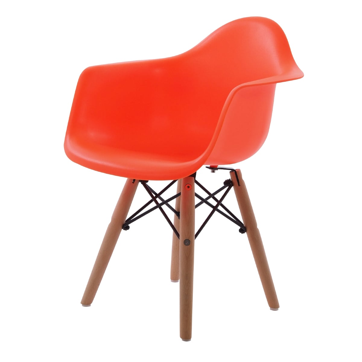 Charles Eames style, Højstol DAW Junior neon orange