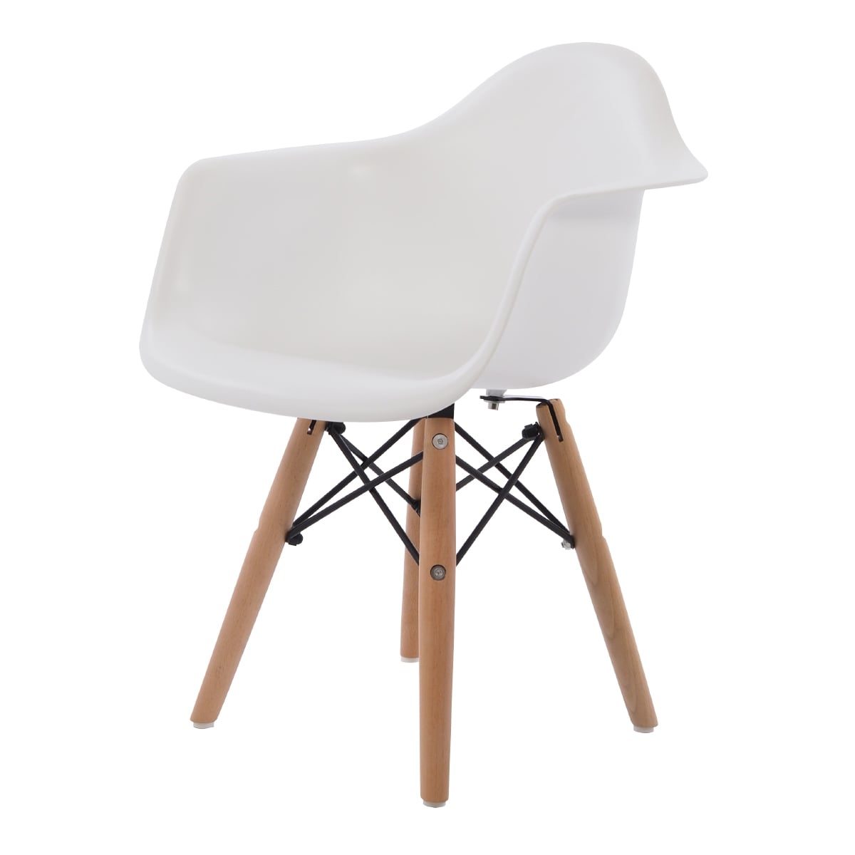 Charles Eames style, Højstol DAW Junior hvid