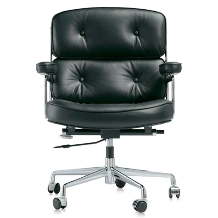 Charles Eames style, Kontorstol ES104 sort