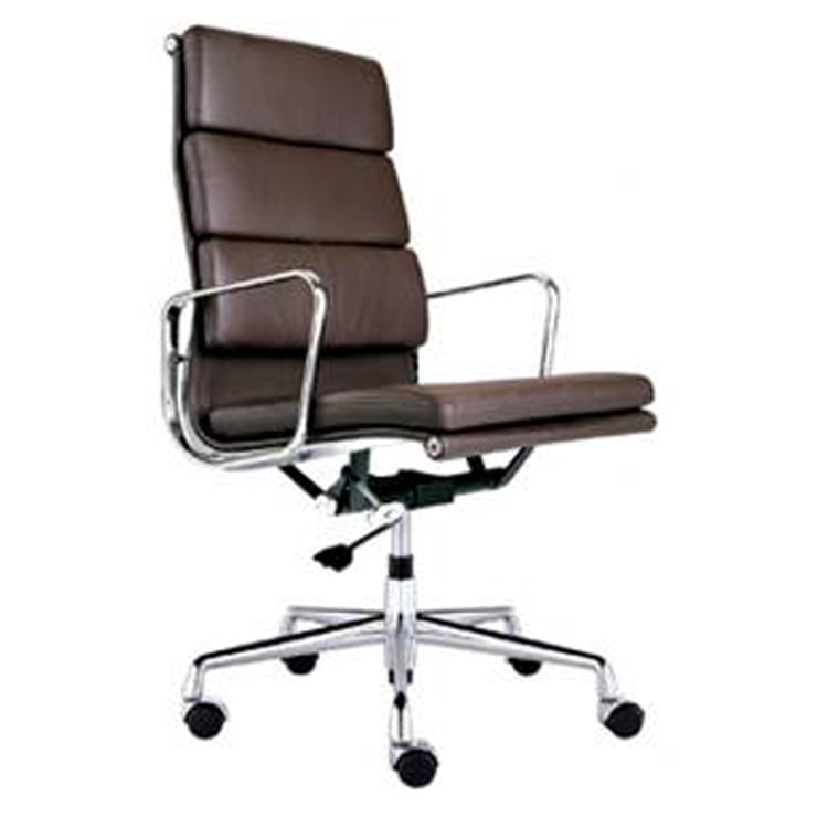 Charles Eames style, Kontor EA219 læder brun