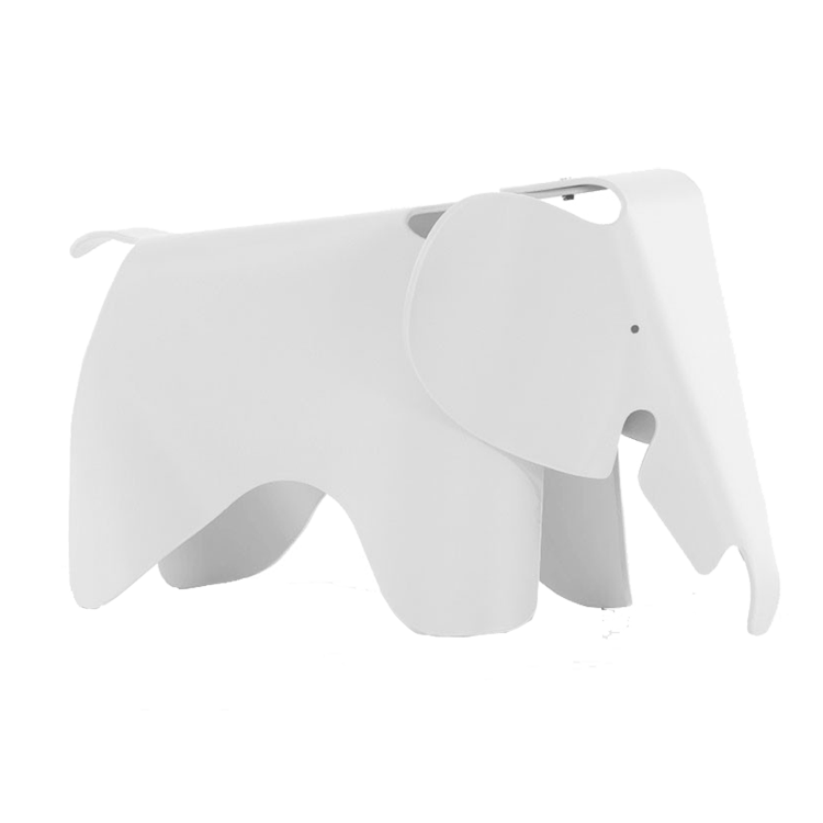 Charles Eames style, Elefant stol Elephant Junior hvid
