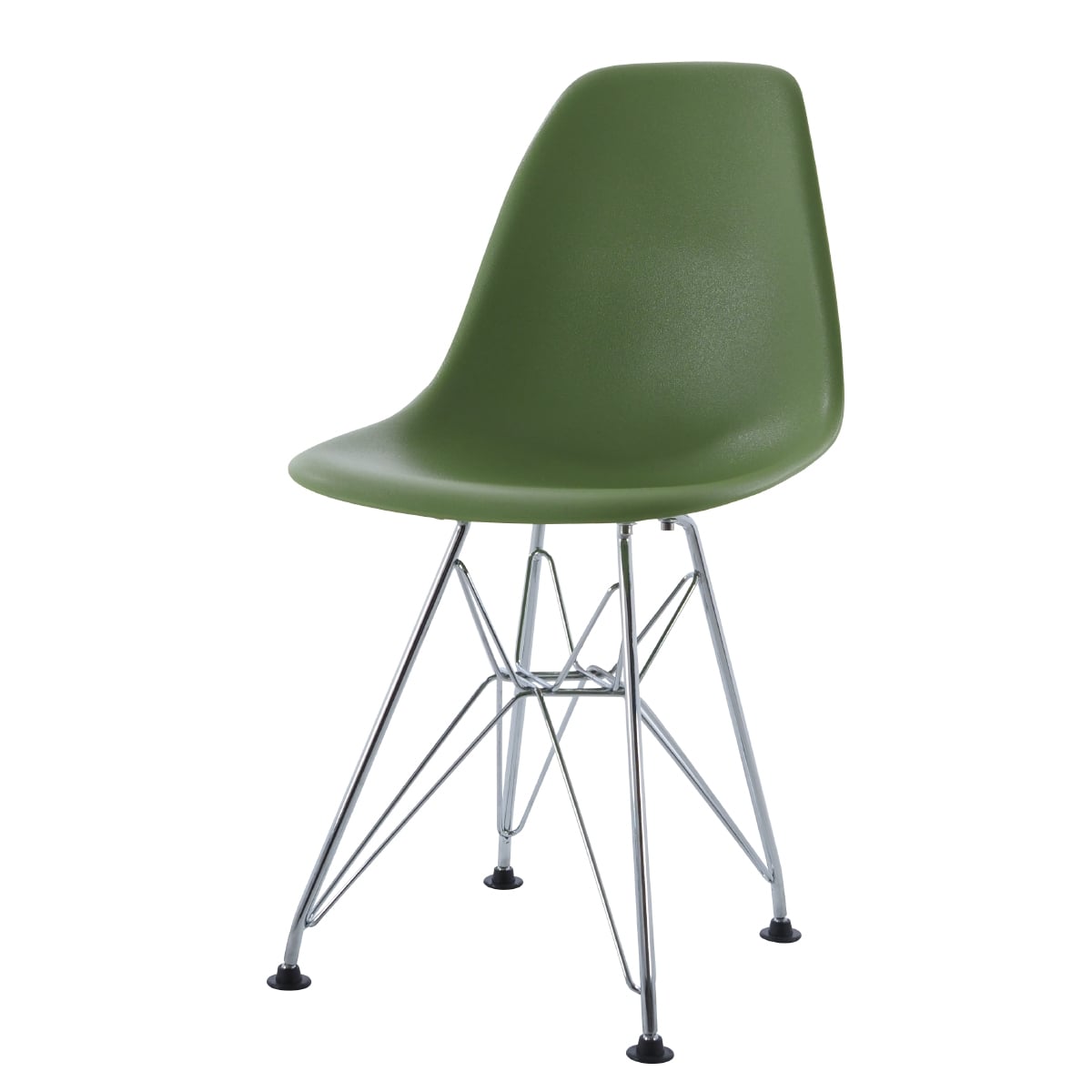 Charles Eames style, Højstol DSR Junior hvid (blank)