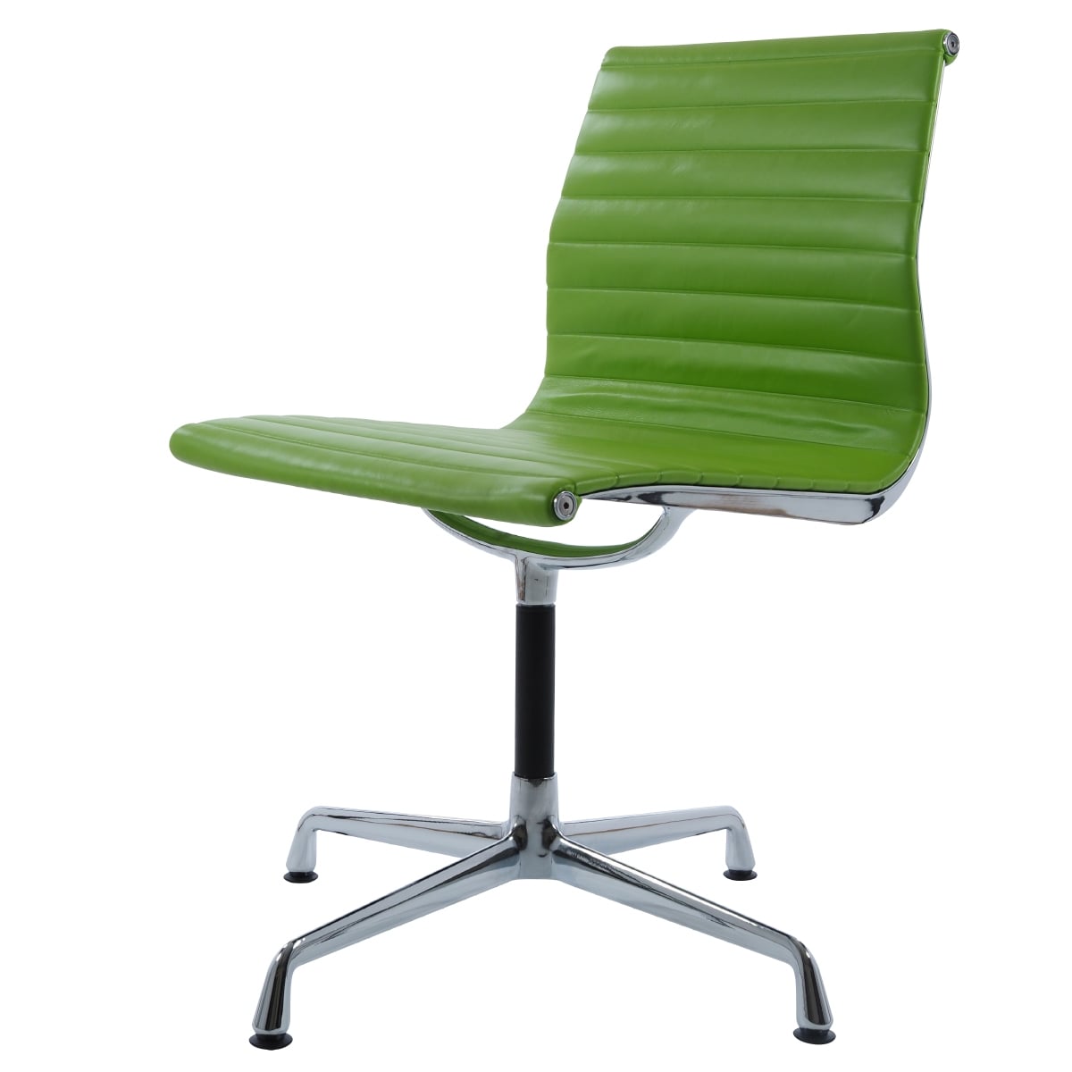 Charles Eames style, Konferencestol EA105 læder grøn