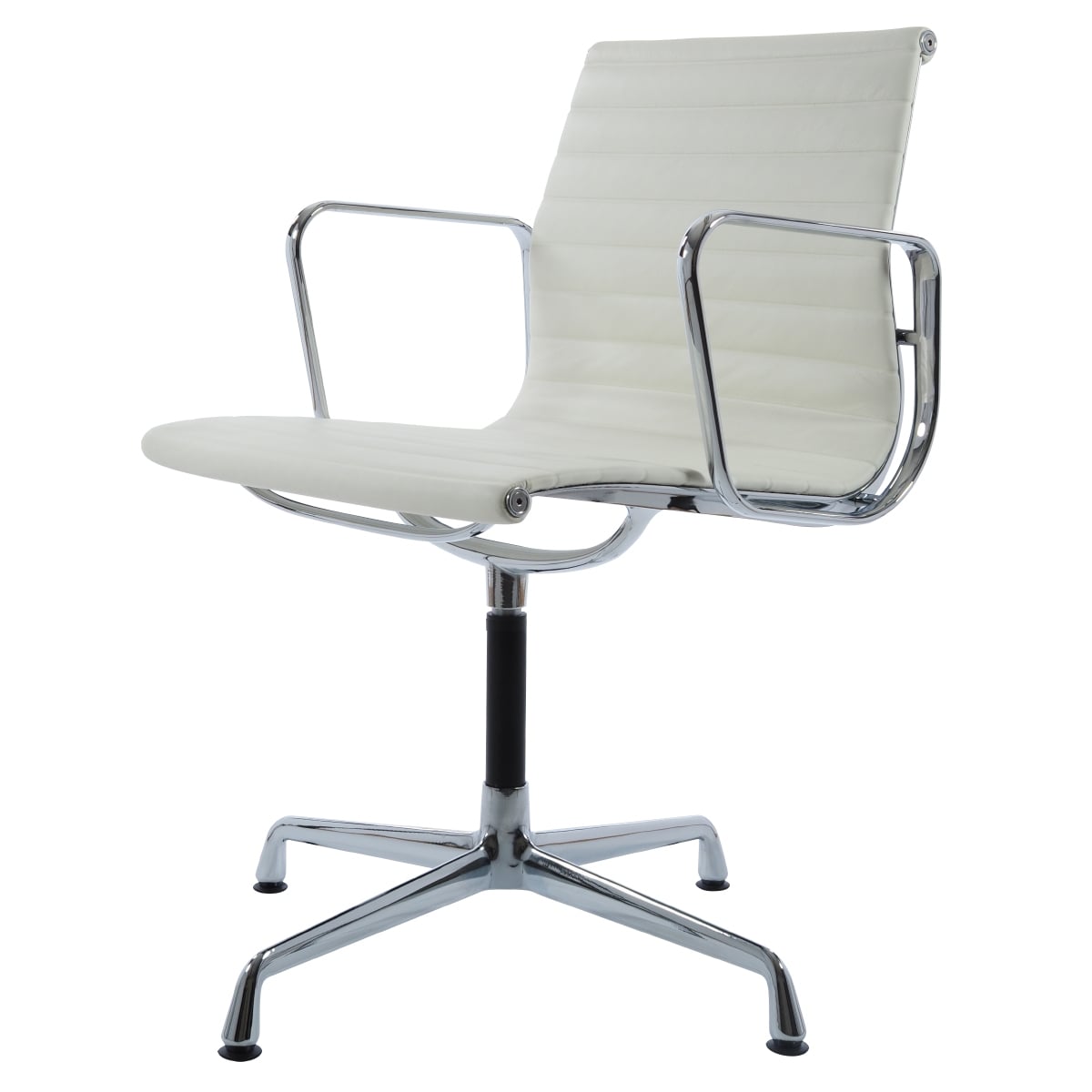 Charles Eames style, Konferencestol EA108 læder creme