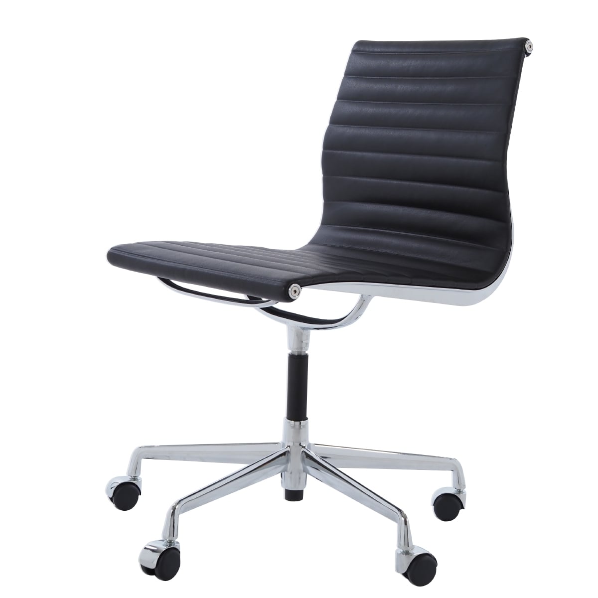 Charles Eames style, Konferencestol EA105 læder sort