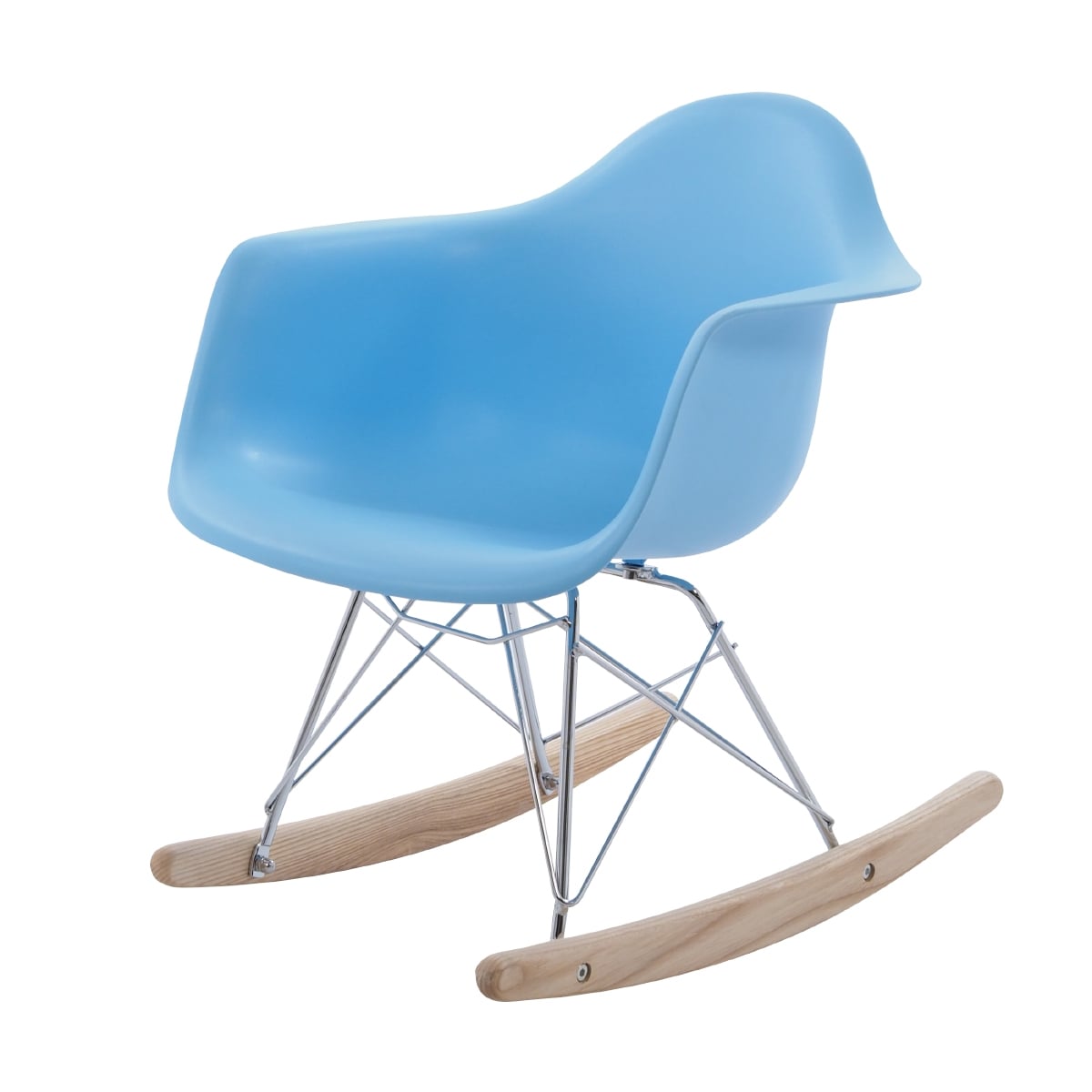Charles Eames style, Gyngestol RAR Junior lyseblå