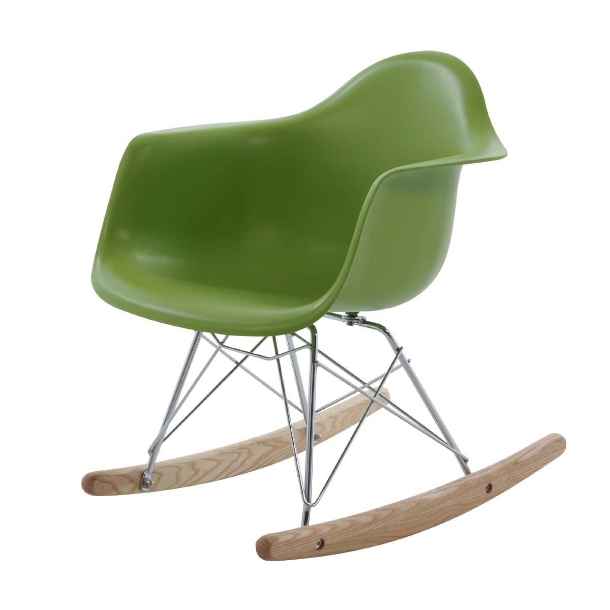 Charles Eames style, Gyngestol RAR Junior hvid (blank)