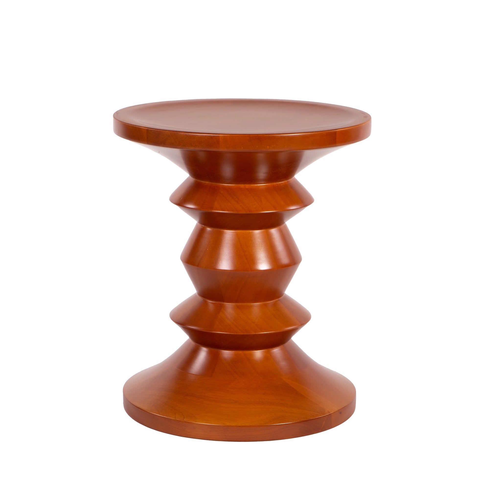 Charles Eames style, Stol Stool Walnut Type C