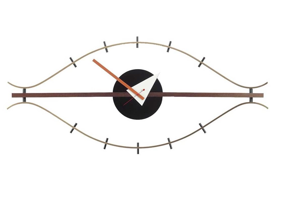 George Nelson style, Vægur Eye clock flerfarvet