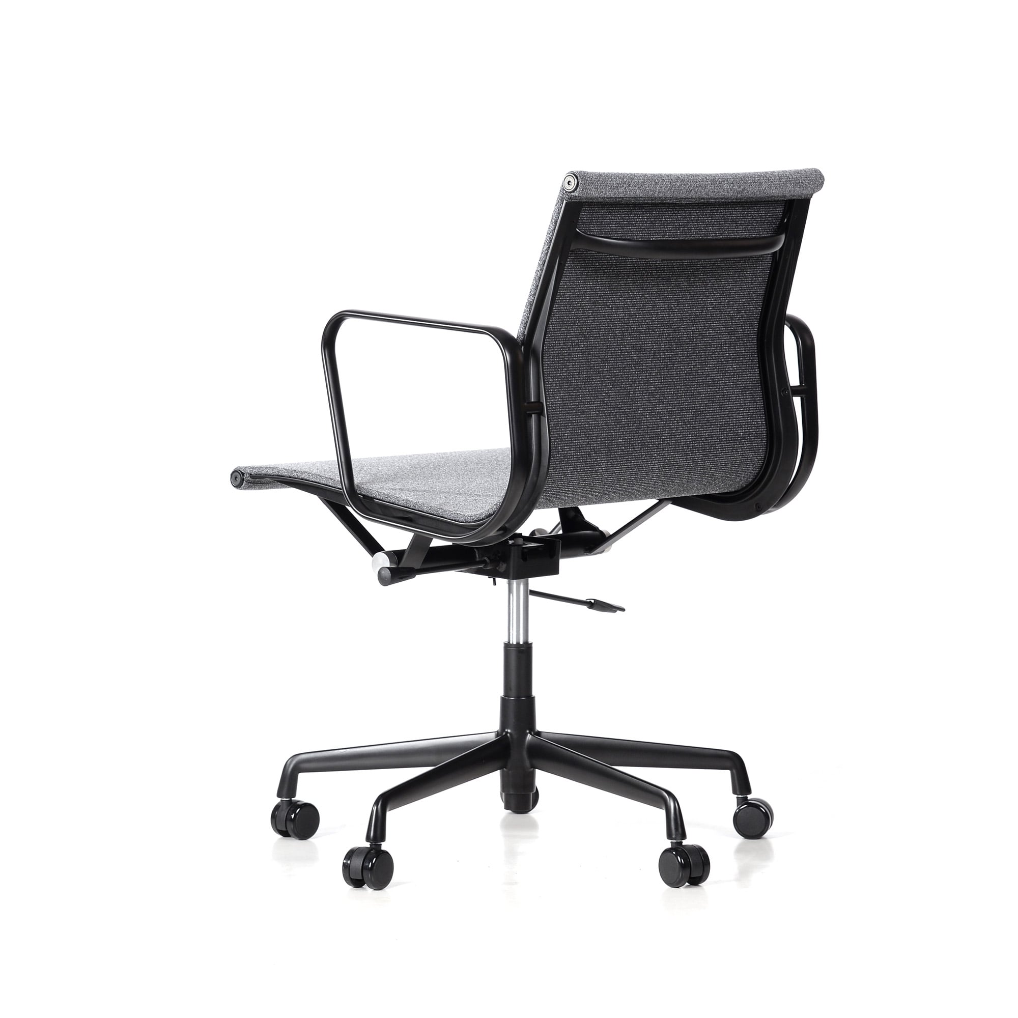 Charles Eames style, Kontorstol EA117 Fabric Mesh black base mørkgrå
