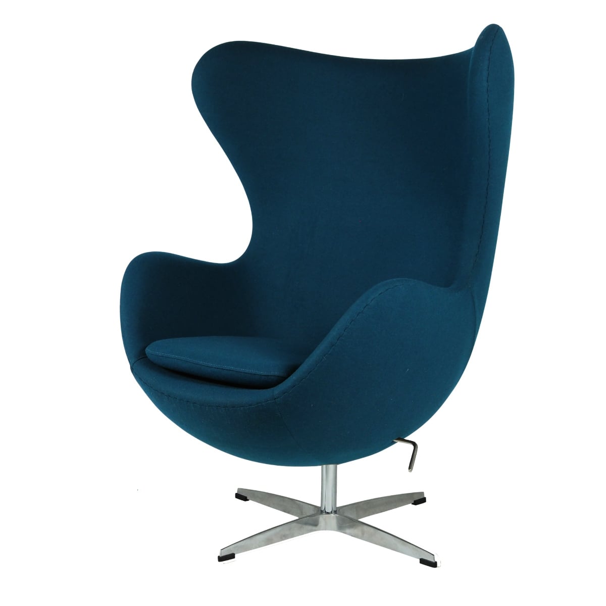 Arne Jacobsen style, Lænestol Egg stol cashmere mørkeblå