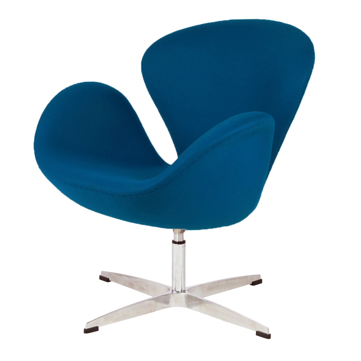 Arne Jacobsen style, Lænestol Swan Cashmere blå
