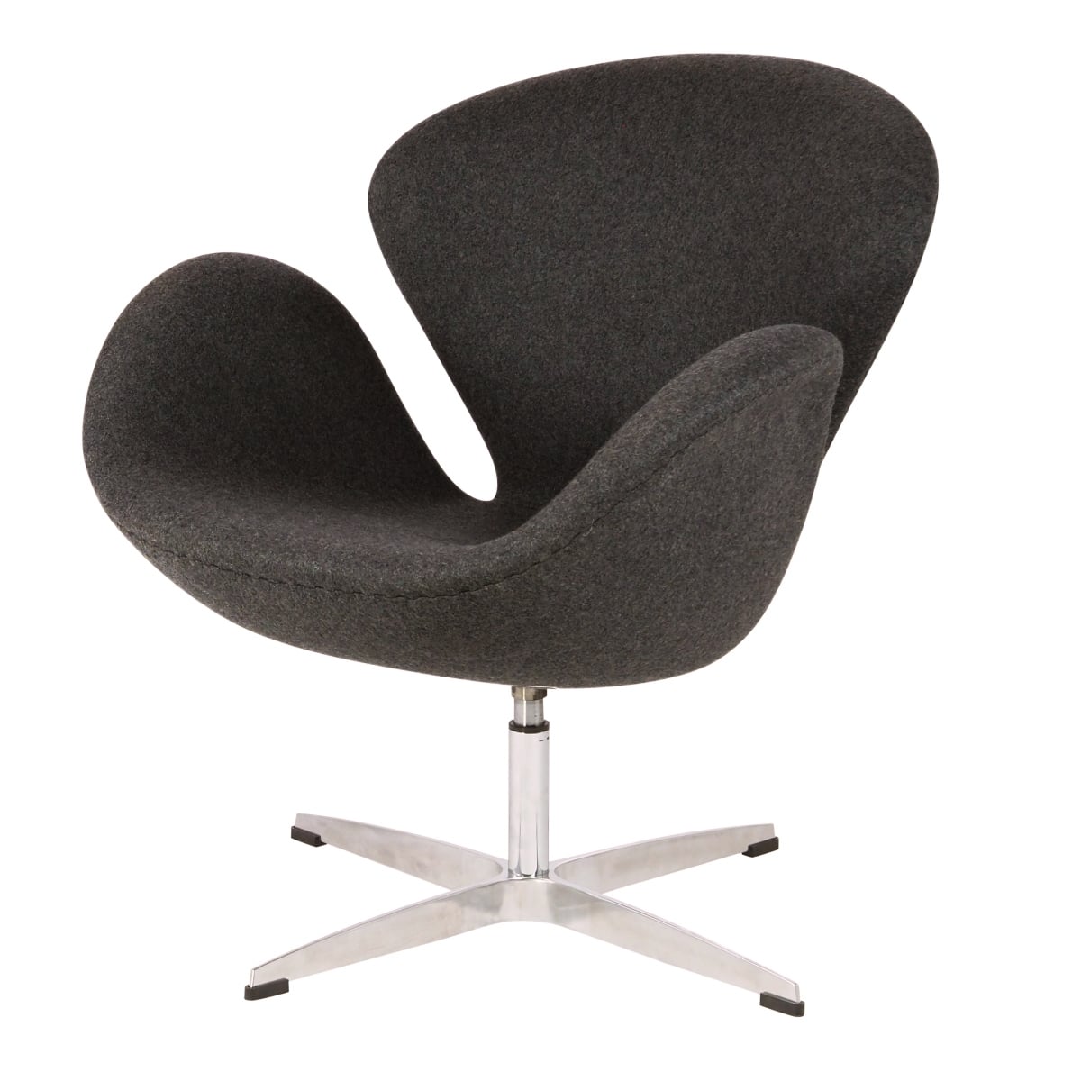Arne Jacobsen style, Lænestol Swan cashmere grå