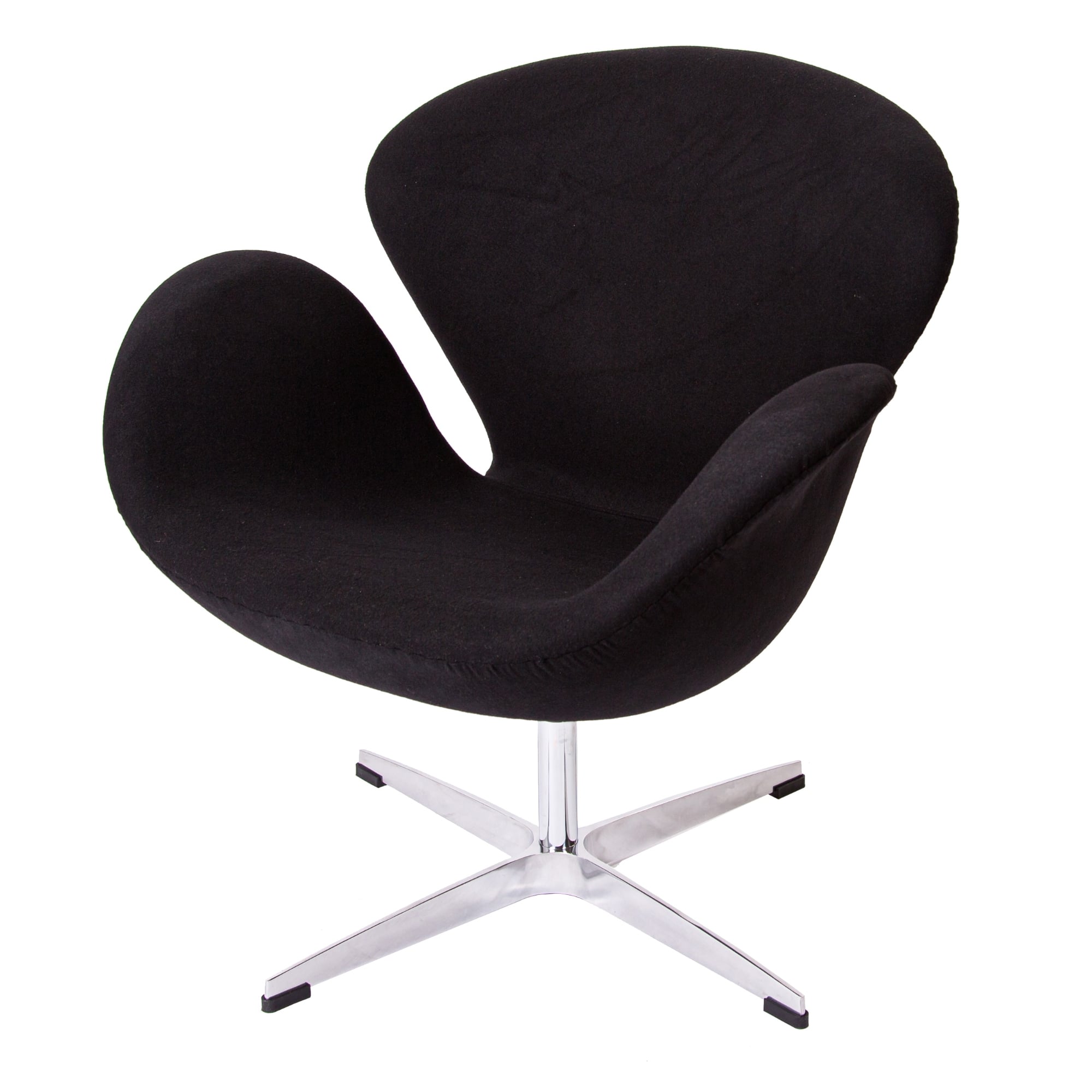 Arne Jacobsen style, Lænestol Swan Cashmere sort