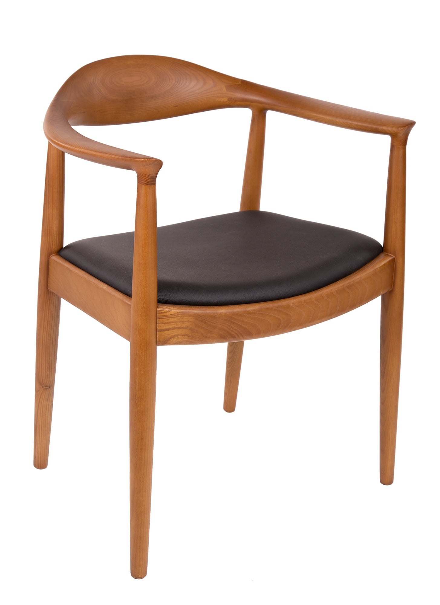 Wegner style, Spisebordsstol kennedy chair læder Valnød