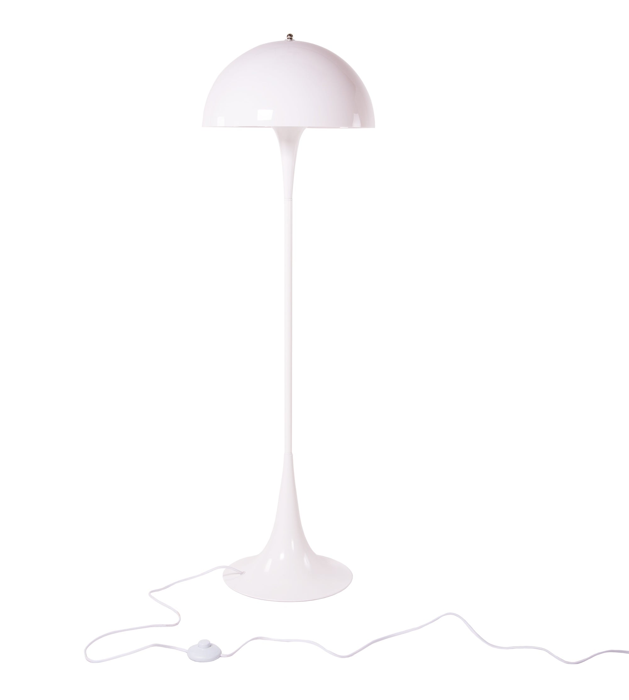 Verner Panton style, Gulvlampe Panton Hella hvid
