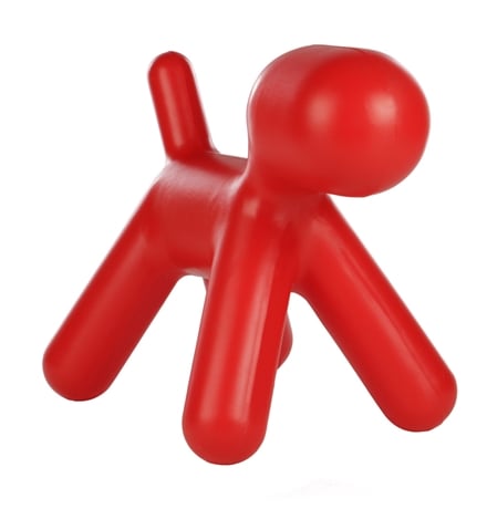 Eero Aarnio style, Højstol Puppy chair lille rød