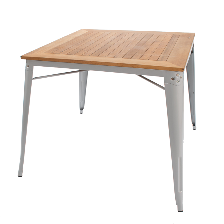 Xavier Pauchard style, Spisebord Tolix stil udendørs bord grå